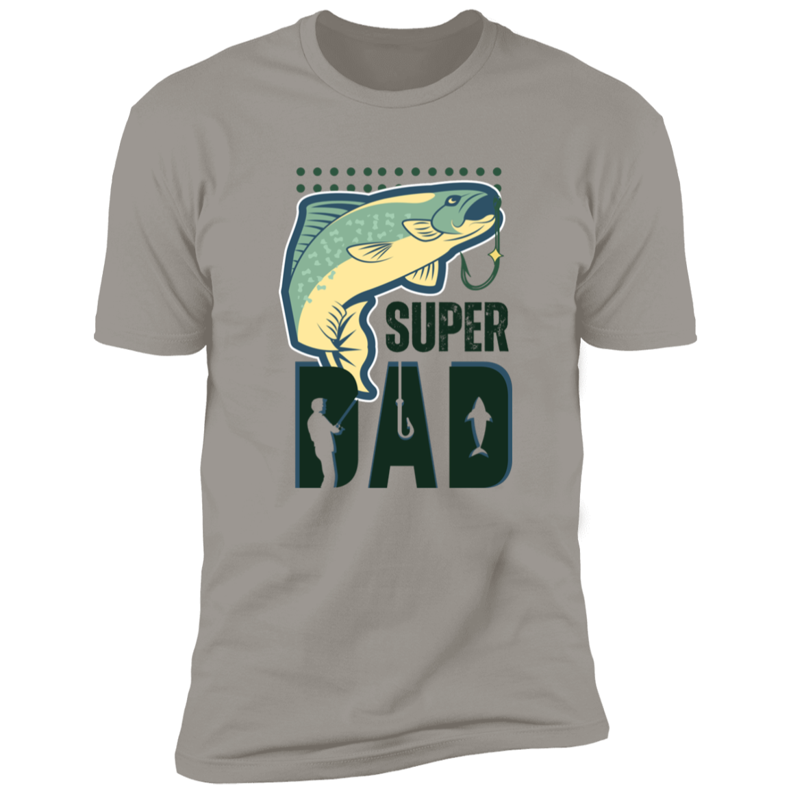 fishing super dad | T-shirt