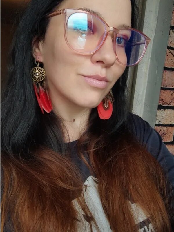 Dream Catcher Boho Feather Earrings