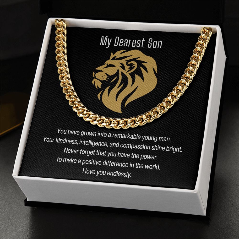 My Dearest Son | Cuban Link Chain