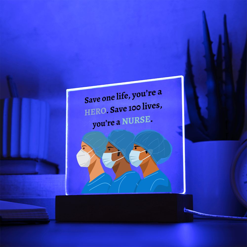 Nurse | Square Acrylic Plaque