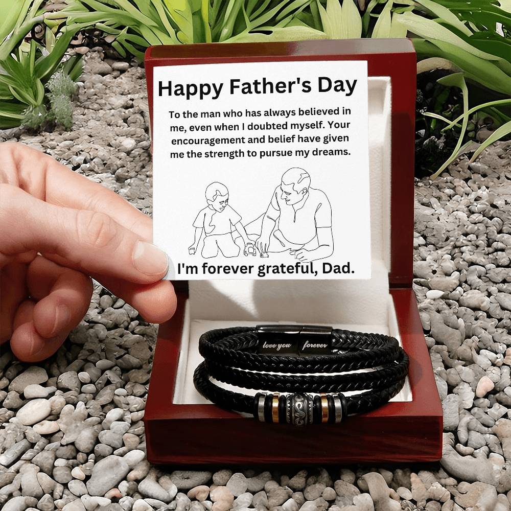 Father's Day | Men's "Love You Forever" Bracelet