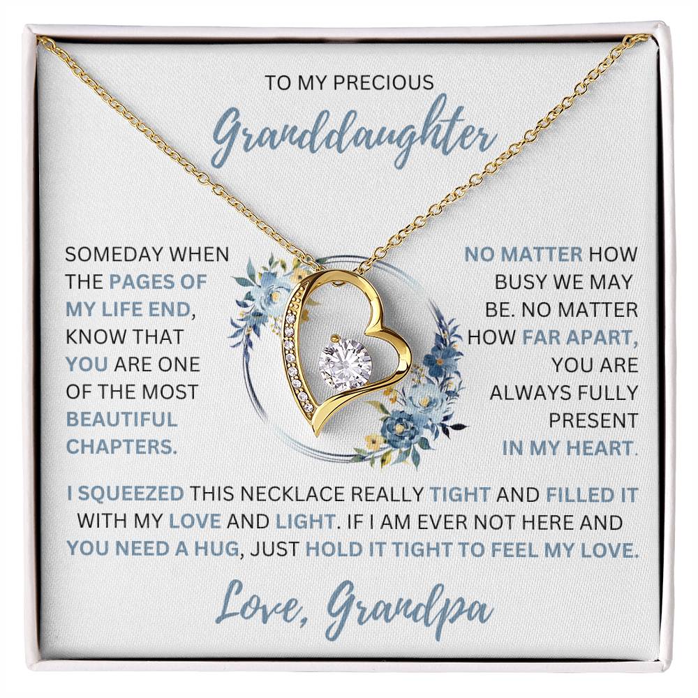 To My Precious Granddaughter | love, Grandpa