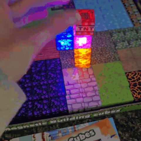 GlowBlock Magnetic Light Cubes Set