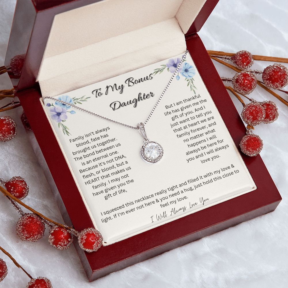 To My Bonus Daughter | Eternal Hope Necklace