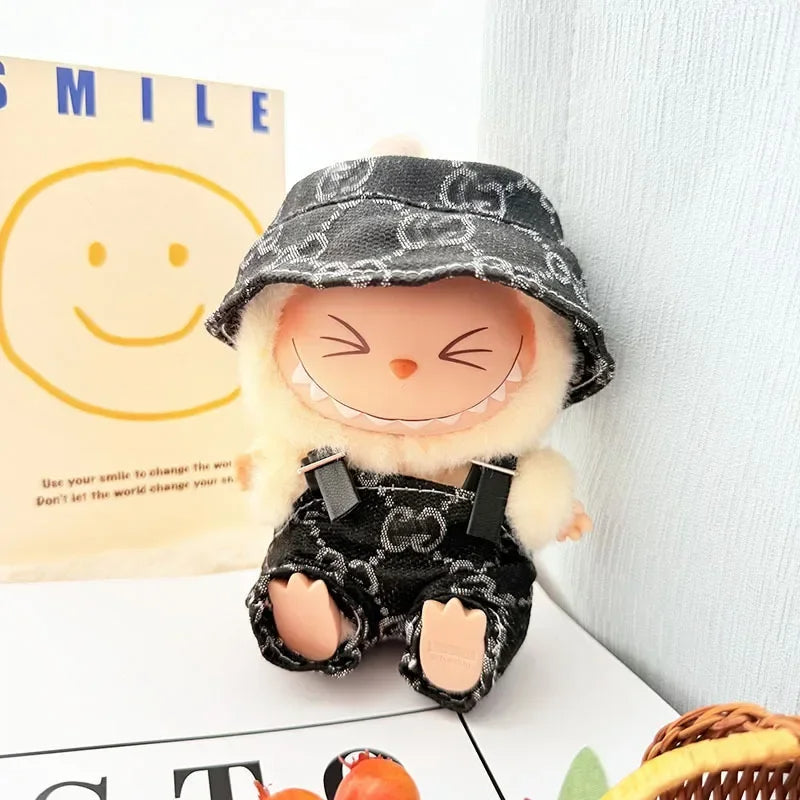 Labubu Doll Fashion Overalls