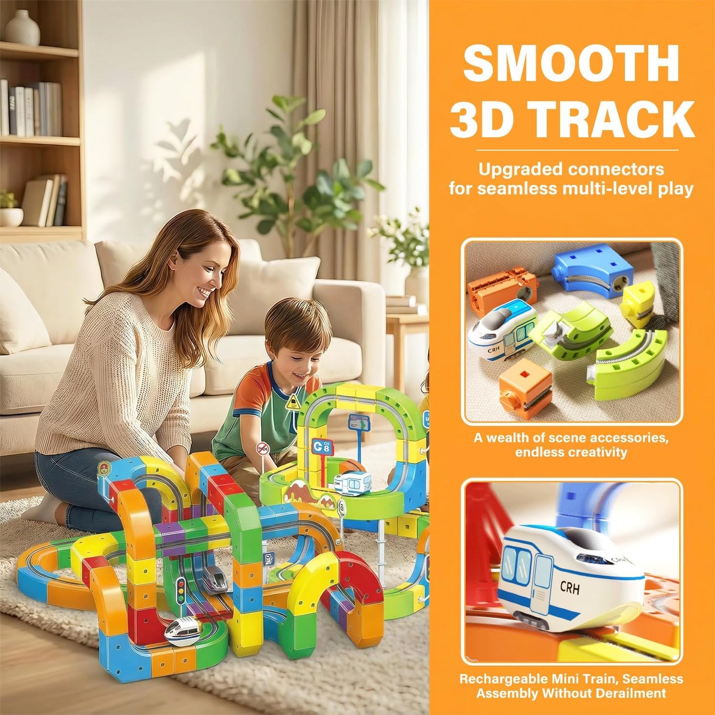 RailGrid™ | Magnetic Rail Track Set