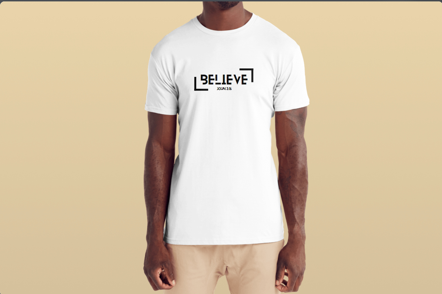 Believe | Black print | Unisex