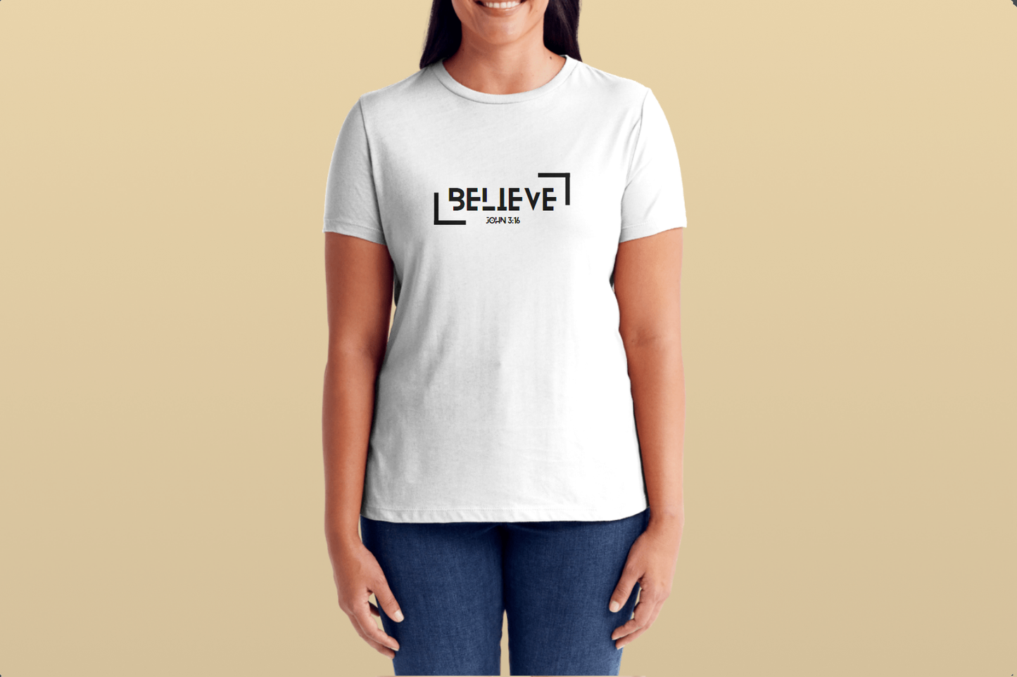 Believe | Black print | Unisex