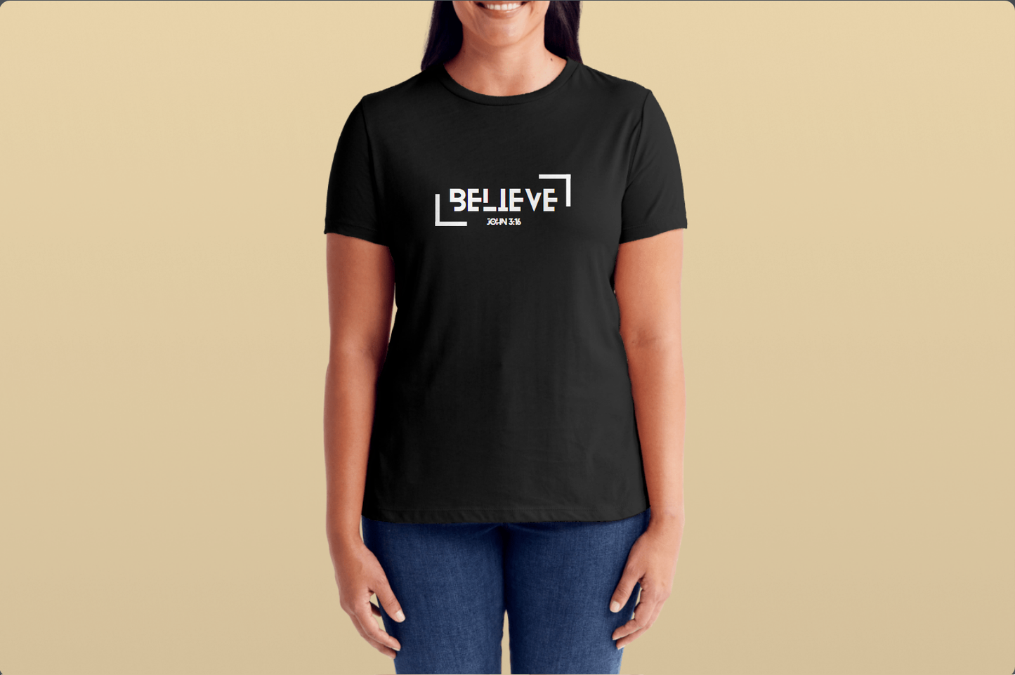 Believe | White print | Unisex