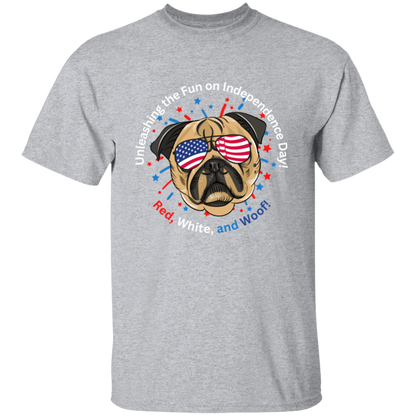 Unleashing The Fun on Independence Day | PUG T-shirt