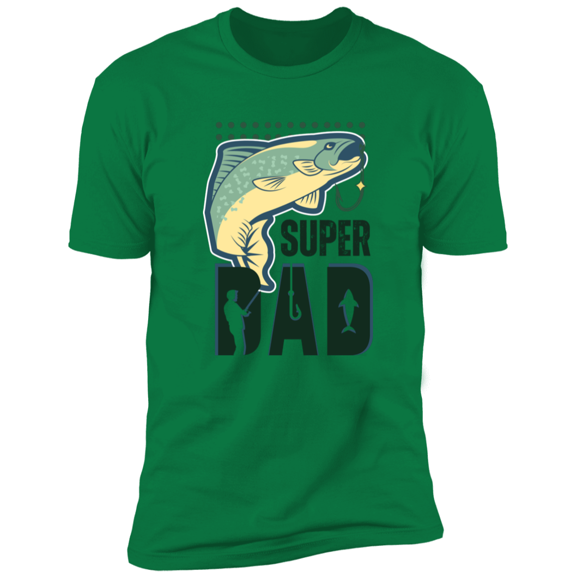 fishing super dad | T-shirt