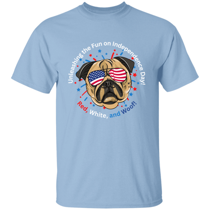 Unleashing The Fun on Independence Day | PUG T-shirt
