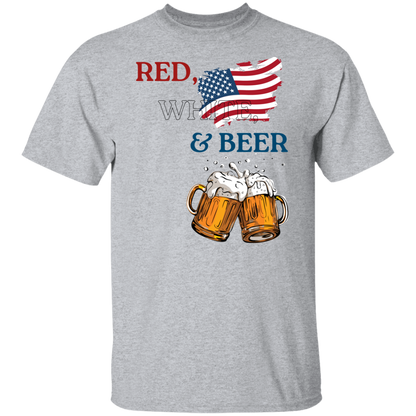 Red, White & Beer | T-shirt