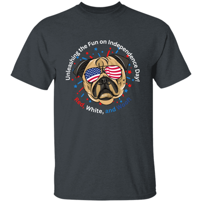 Unleashing The Fun on Independence Day | PUG T-shirt