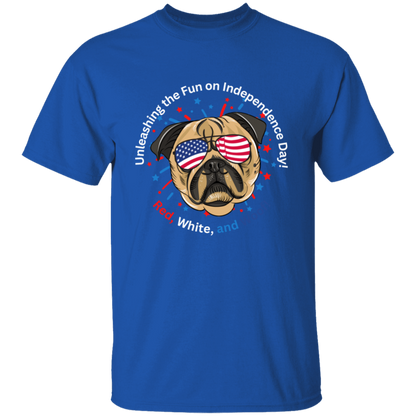 Unleashing The Fun on Independence Day | PUG T-shirt