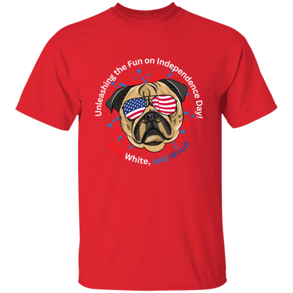 Unleashing The Fun on Independence Day | PUG T-shirt