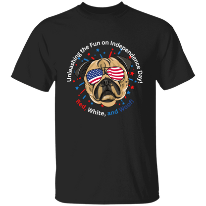 Unleashing The Fun on Independence Day | PUG T-shirt