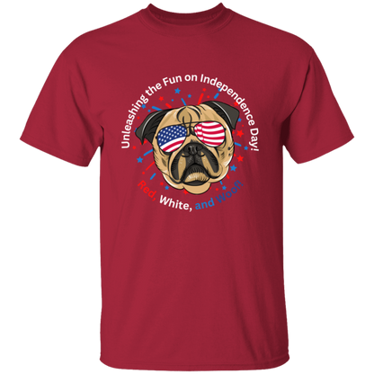 Unleashing The Fun on Independence Day | PUG T-shirt