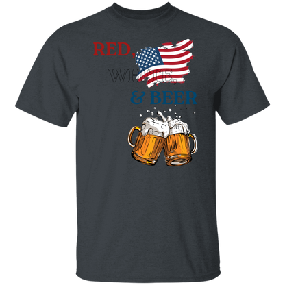 Red, White & Beer | T-shirt