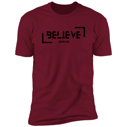 Believe | Black print | Unisex