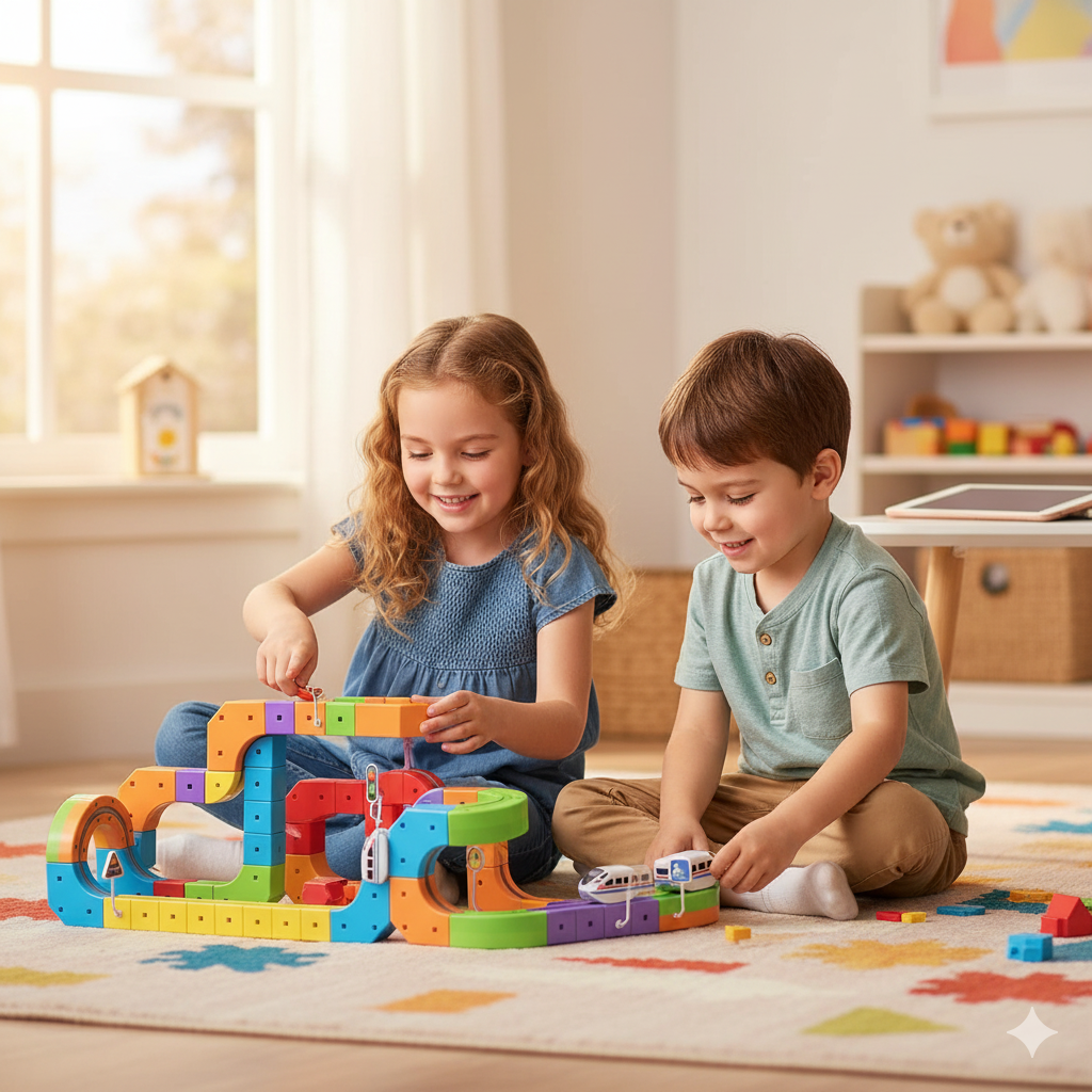 Cube Track | Magnetic Rail Track