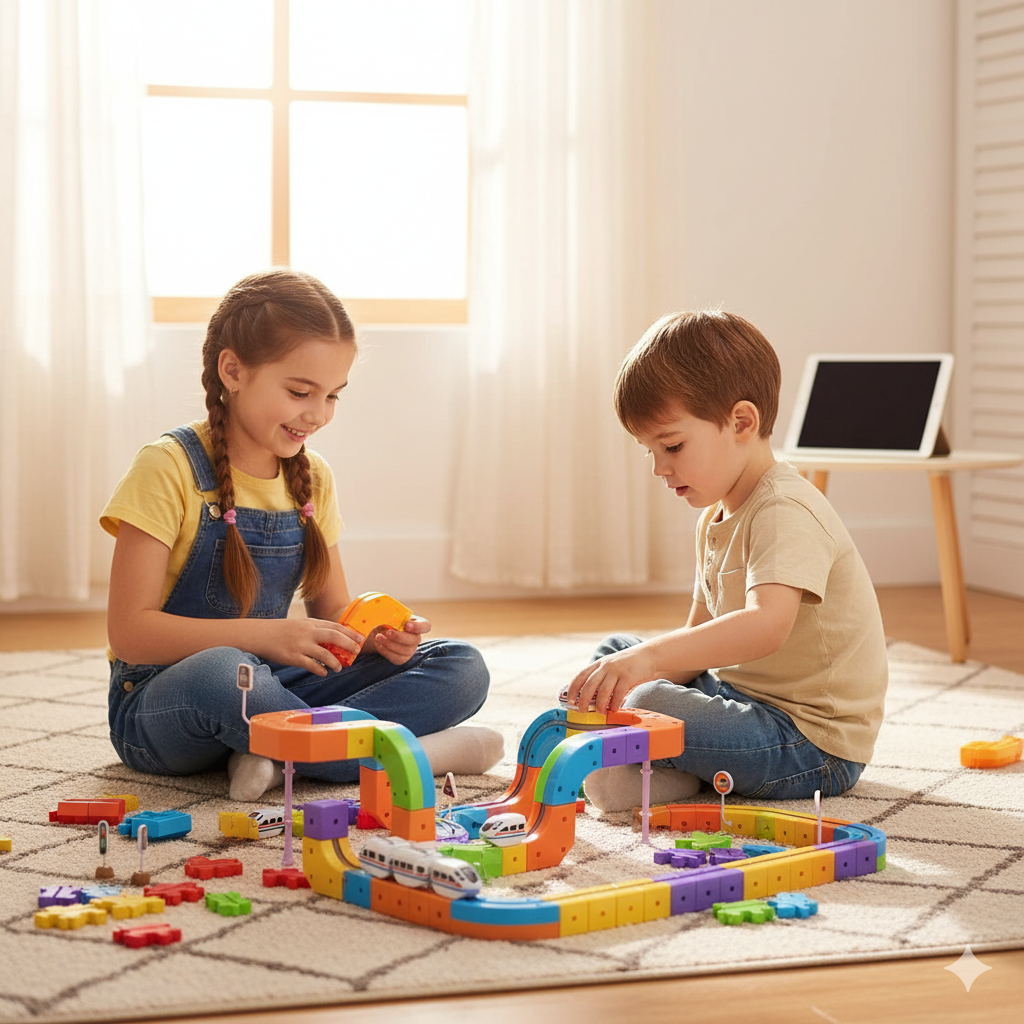 Cube Track | Magnetic Rail Track