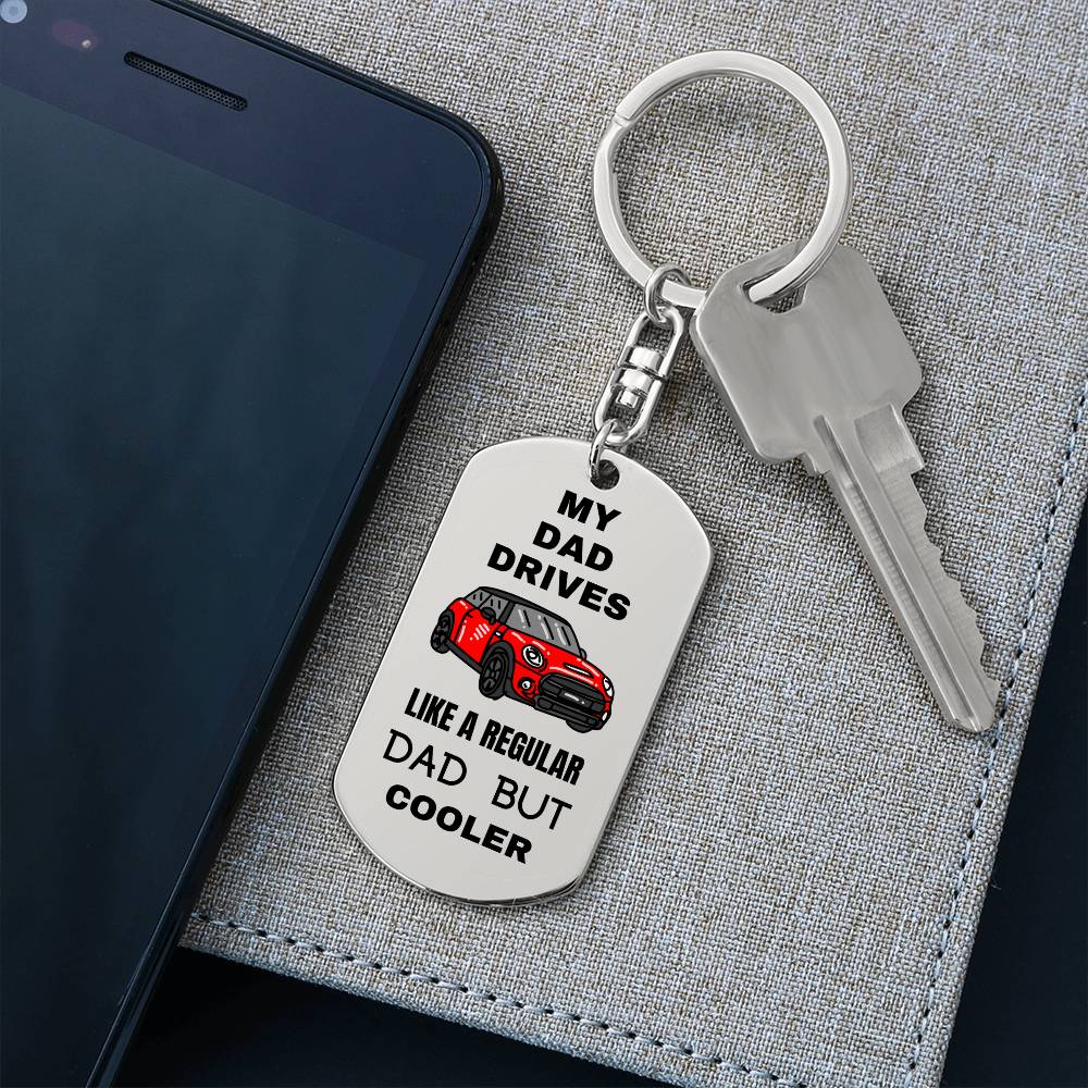 Mini Cooper Dad | Keychain