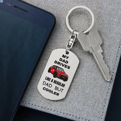 Mini Cooper Dad | Keychain
