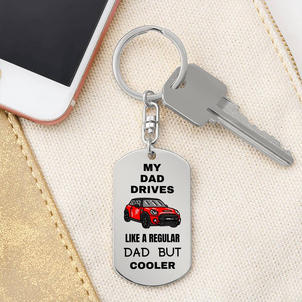 Mini Cooper Dad | Keychain