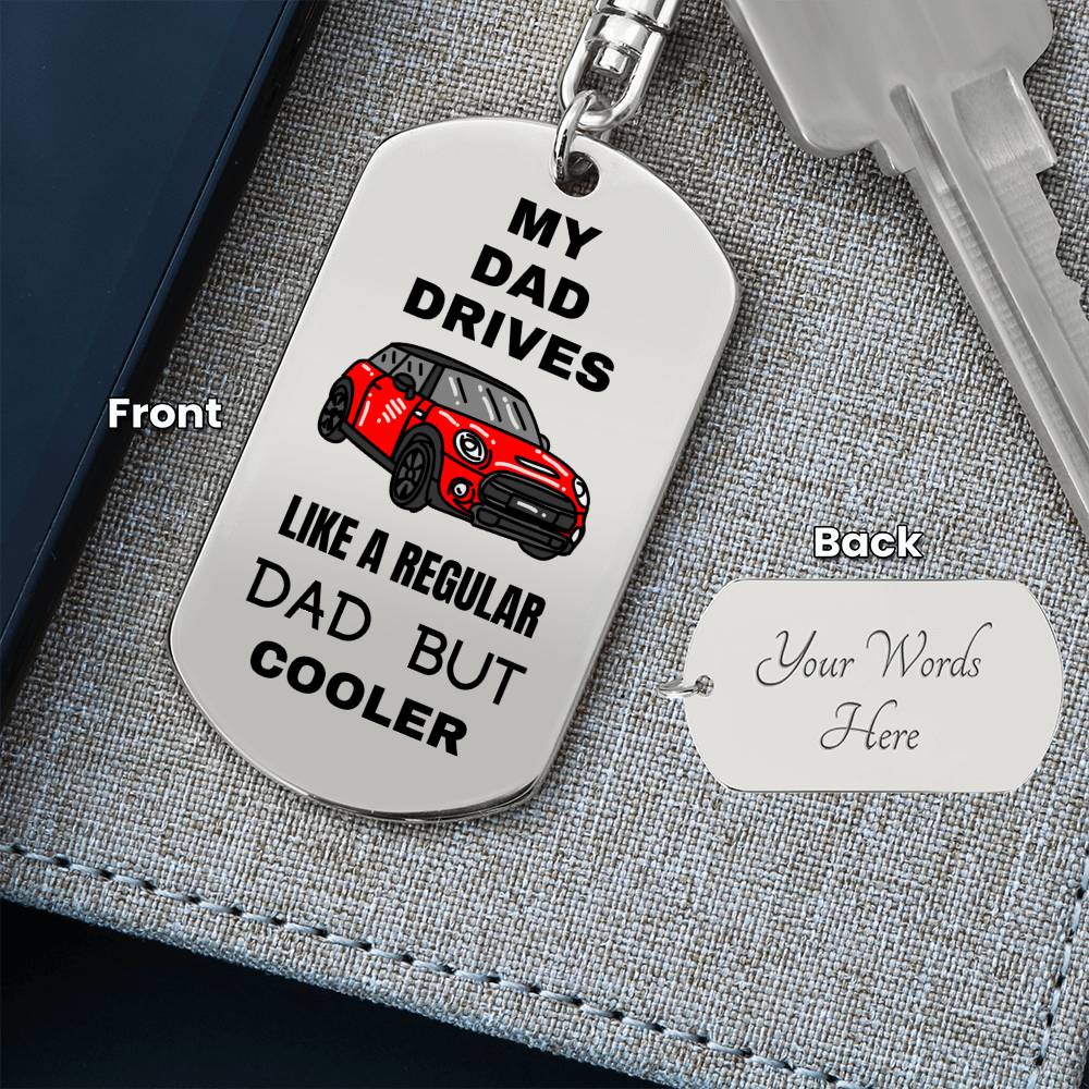 Mini Cooper Dad | Keychain