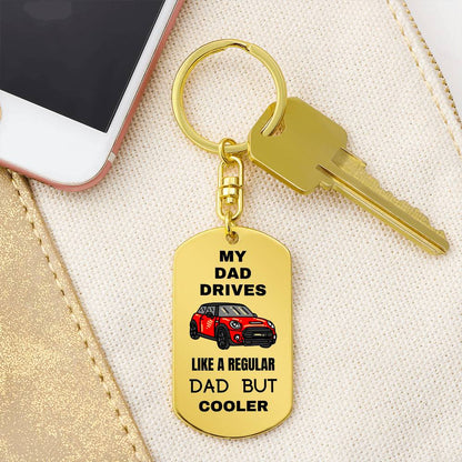 Mini Cooper Dad | Keychain