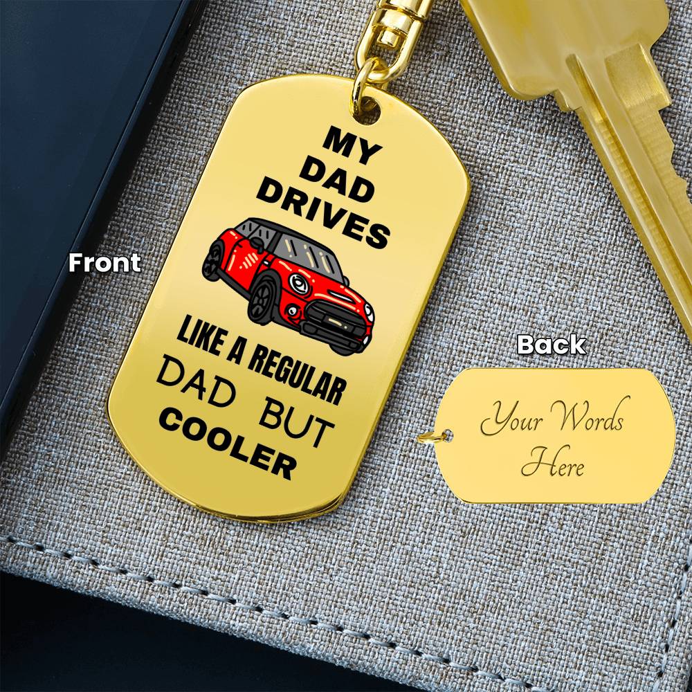 Mini Cooper Dad | Keychain