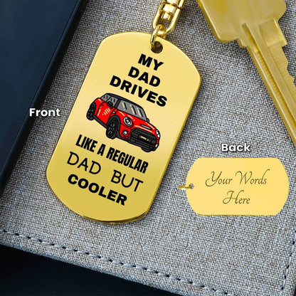 Mini Cooper Dad | Keychain