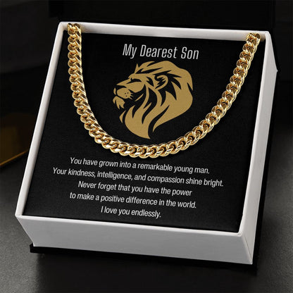 My Dearest Son | Cuban Link Chain