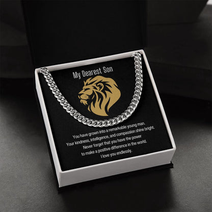 My Dearest Son | Cuban Link Chain