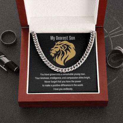 My Dearest Son | Cuban Link Chain