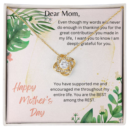 Dear Mom | Love Knot Necklace