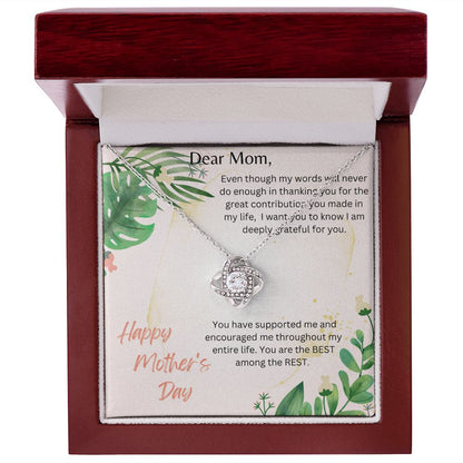 Dear Mom | Love Knot Necklace
