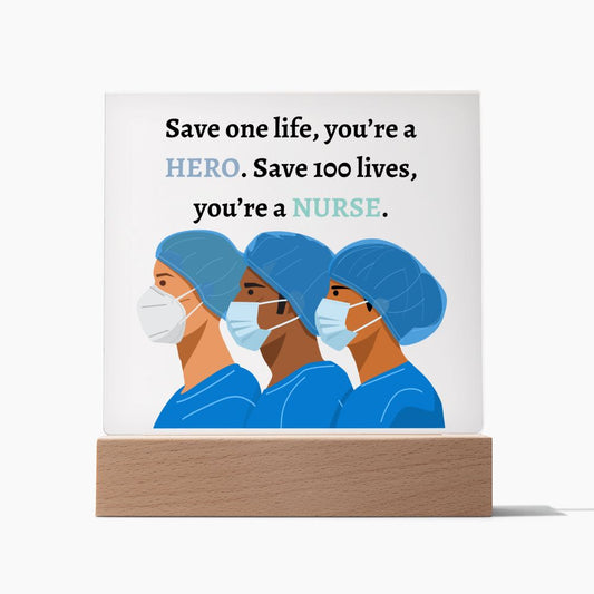 Nurse | Square Acrylic Plaque