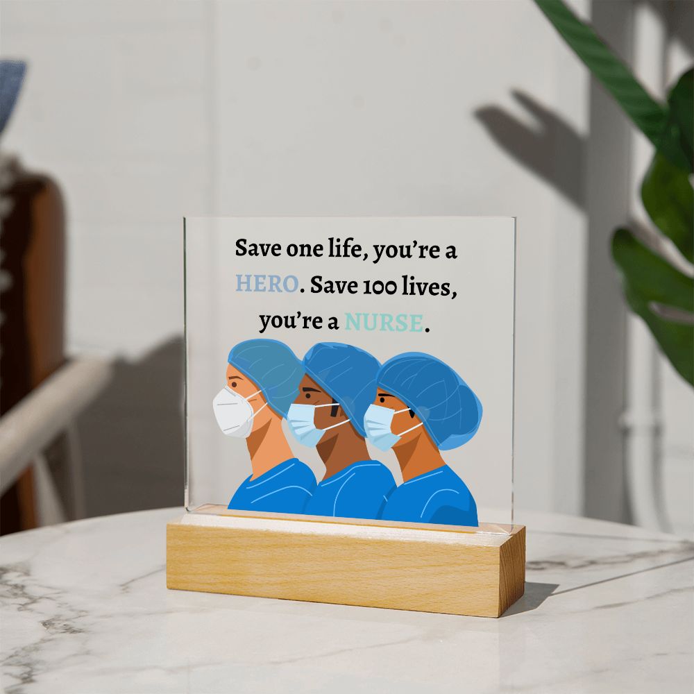 Nurse | Square Acrylic Plaque
