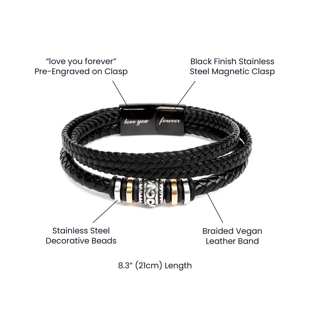 Father's Day | Men's "Love You Forever" Bracelet