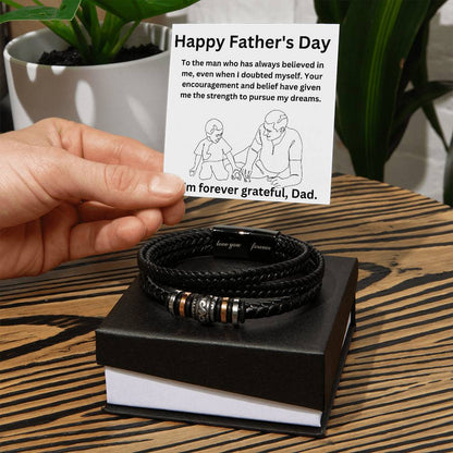 Father's Day | Men's "Love You Forever" Bracelet