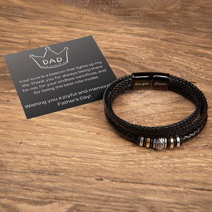Dad | Men's "Love You Forever" Bracelet