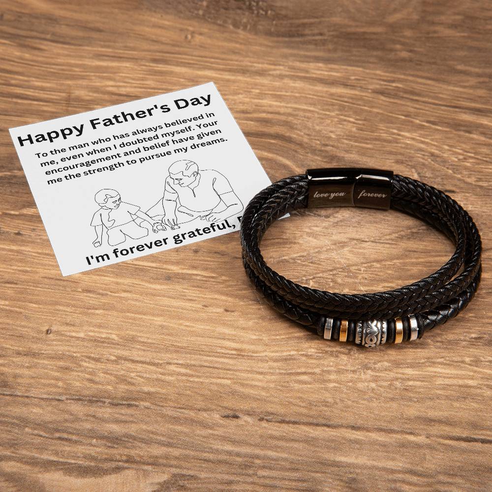 Father's Day | Men's "Love You Forever" Bracelet