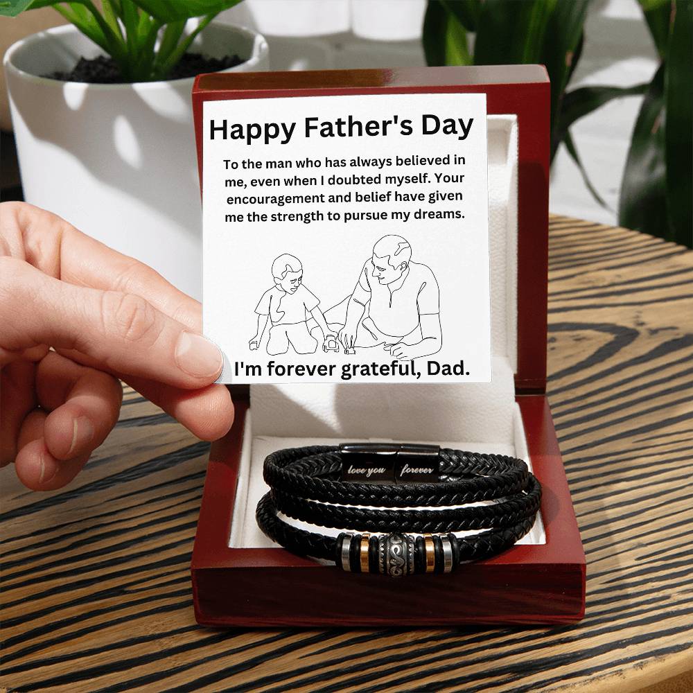 Father's Day | Men's "Love You Forever" Bracelet