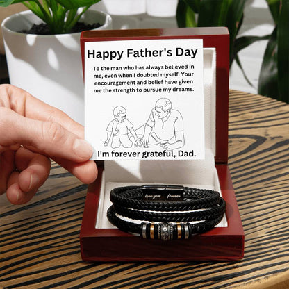 Father's Day | Men's "Love You Forever" Bracelet