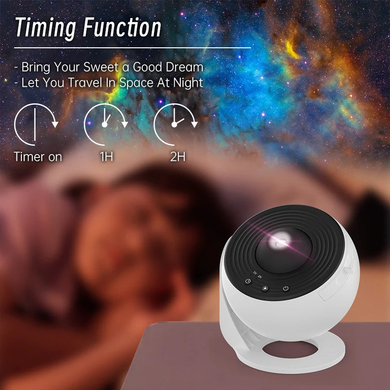 Galaxy Night Star Projector Lamp
