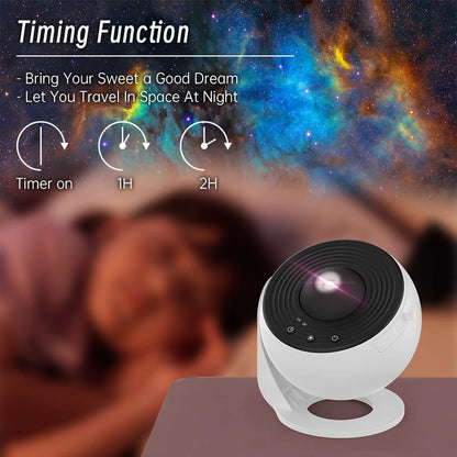 Galaxy Night Star Projector Lamp
