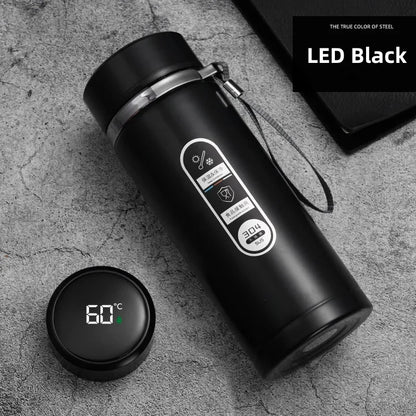 ThermoMate LED Stainless Travel Thermos Bottle