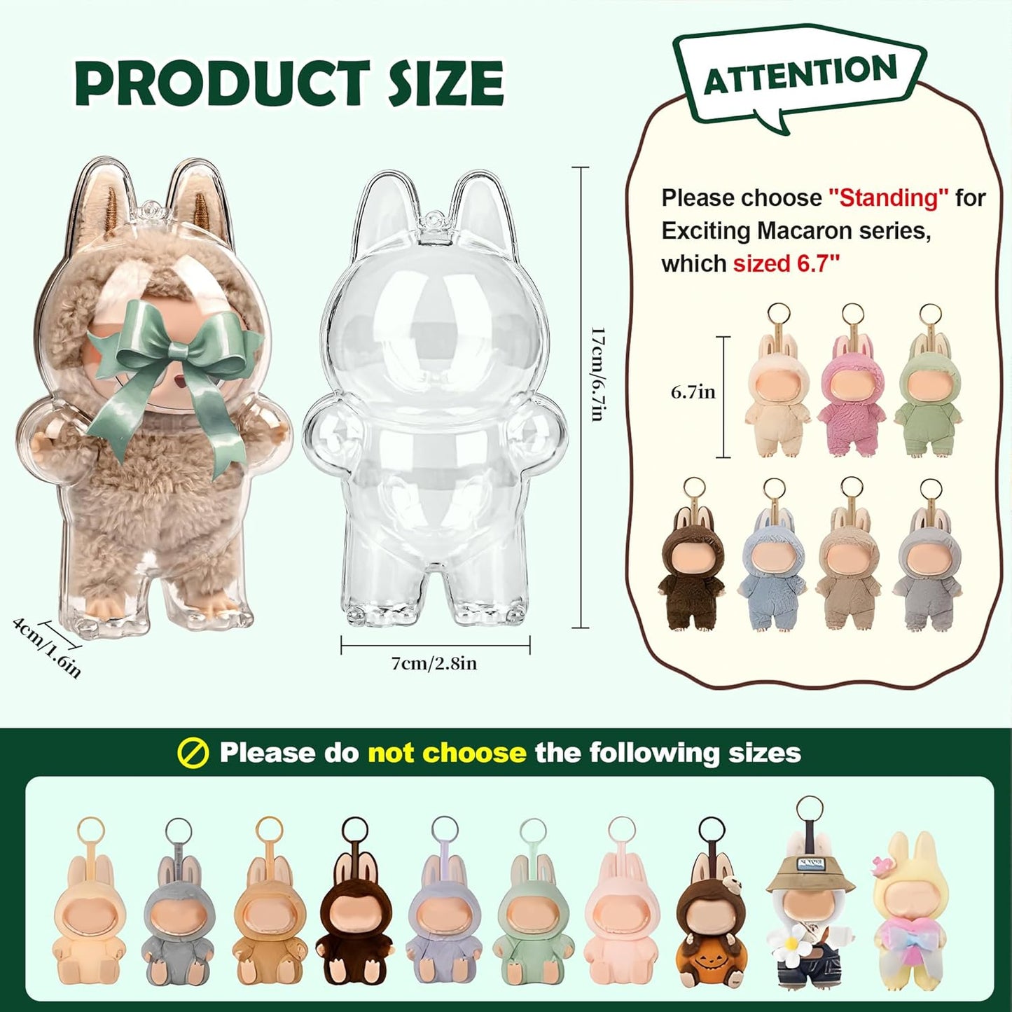 LABUBU Monster Protective Case
